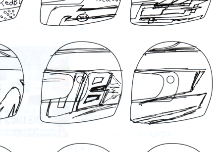 ちゃんと作ってます - 2013シーズンF1ドライバーのヘルメットアイコン作った　その2