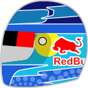 セバスチャン・ベッテルのヘルメットアイコン - 2013シーズンF1ドライバーのヘルメットアイコン作った　その1