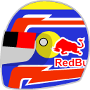 マーク・ウェバーのヘルメットアイコン - 2013シーズンF1ドライバーのヘルメットアイコン作った　その1