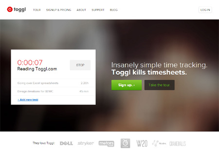 toggl - 2つの無料ツールを使って簡単に作業時間管理する方法