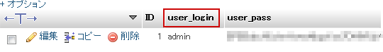user_login - WordPressのログインパスワードを忘れた時の最終手段